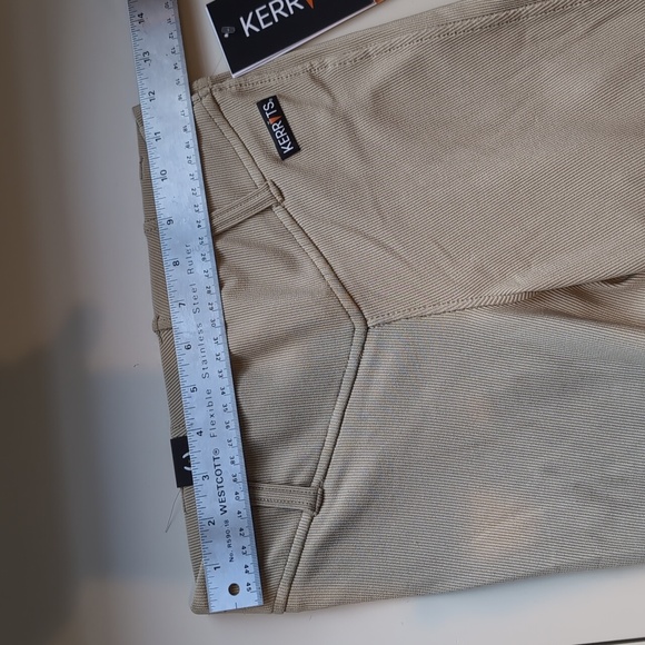 Kerrits Ladies Microcord Knee Patch Tights - Picture 9 of 11